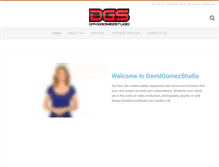 Tablet Screenshot of davidgomezstudio.com